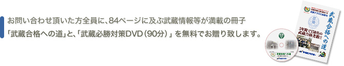 「武蔵合格への道」「DVD(90分)」