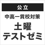 公立中高一貫校対策土曜テストゼミ