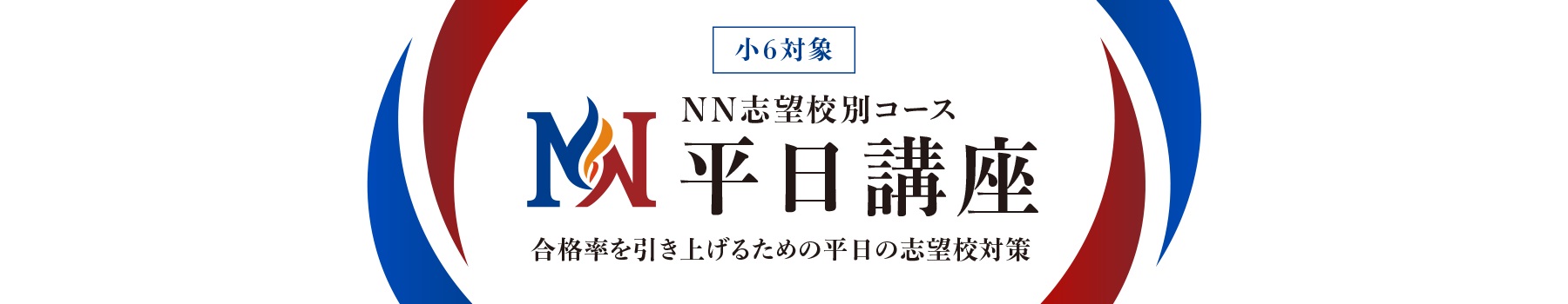 NN志望校別コース 平日講座 塾のない日を活用して志望校対策