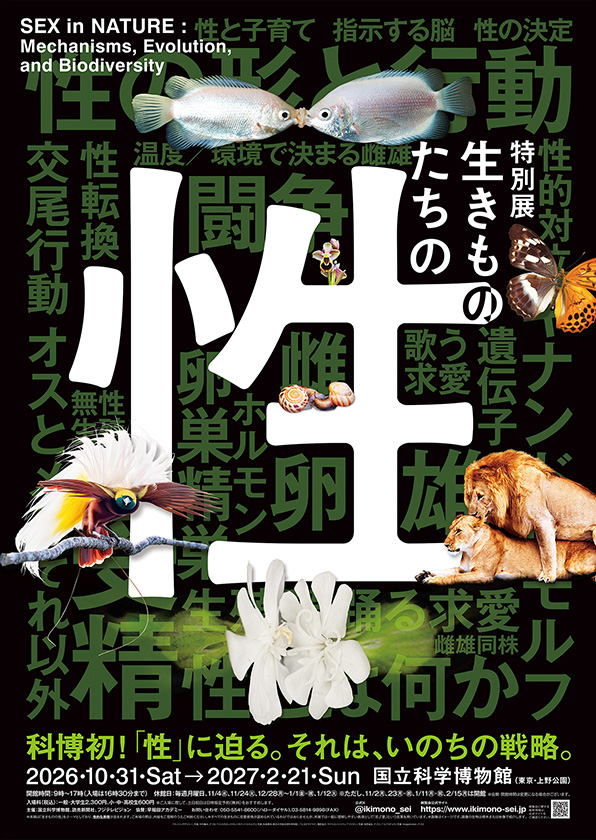 特別展「生きものたちの性」