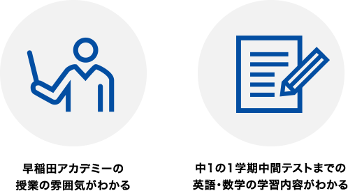 早稲田アカデミーの授業の雰囲気がわかる 中1の中間テストまでの英数の学習内容がわかる
