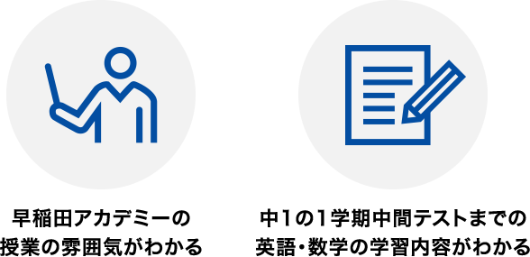早稲田アカデミーの授業の雰囲気がわかる 中1の中間テストまでの英数の学習内容がわかる