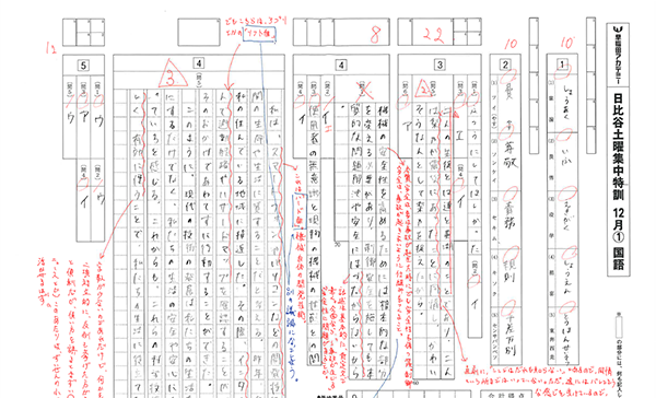 国語 添削例